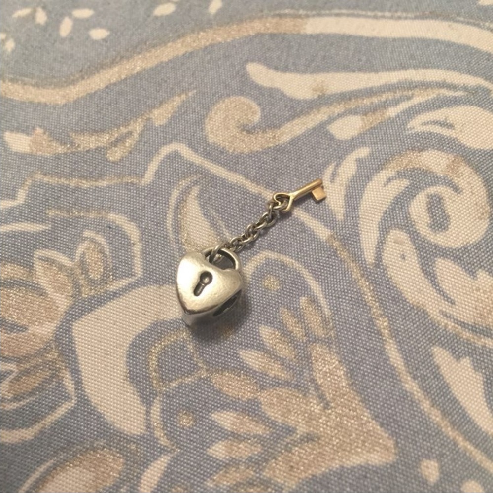 Key To My Heart Charm with 14K Gold - Picture 3 of 4